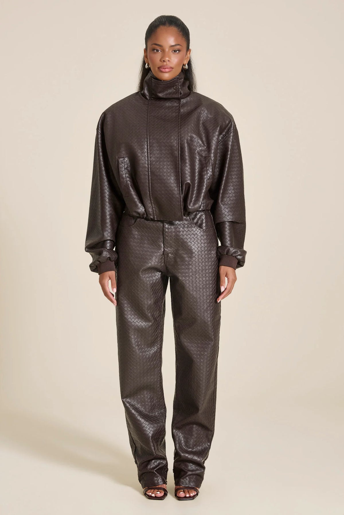 Veste Khatalina marron, vue 4