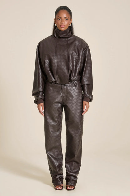 Veste Khatalina marron, vue 4