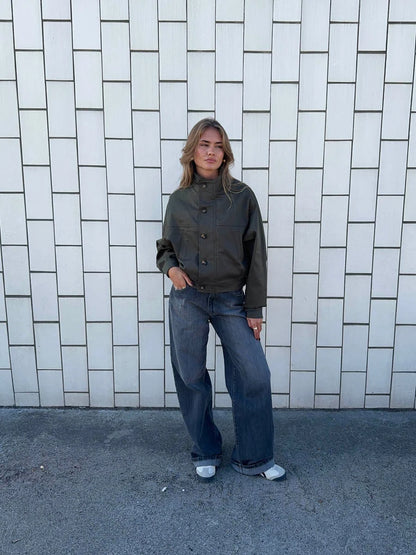 Veste Bomber Zoralie vert, vue 6