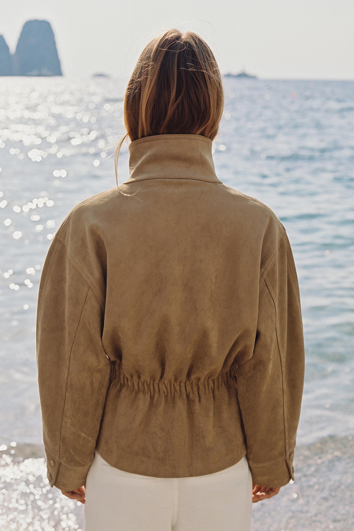 Veste Osalys marron clair, vue 5