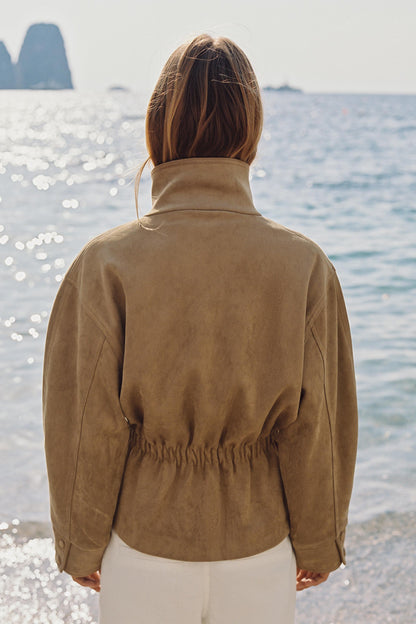 Veste Osalys marron clair, vue 5