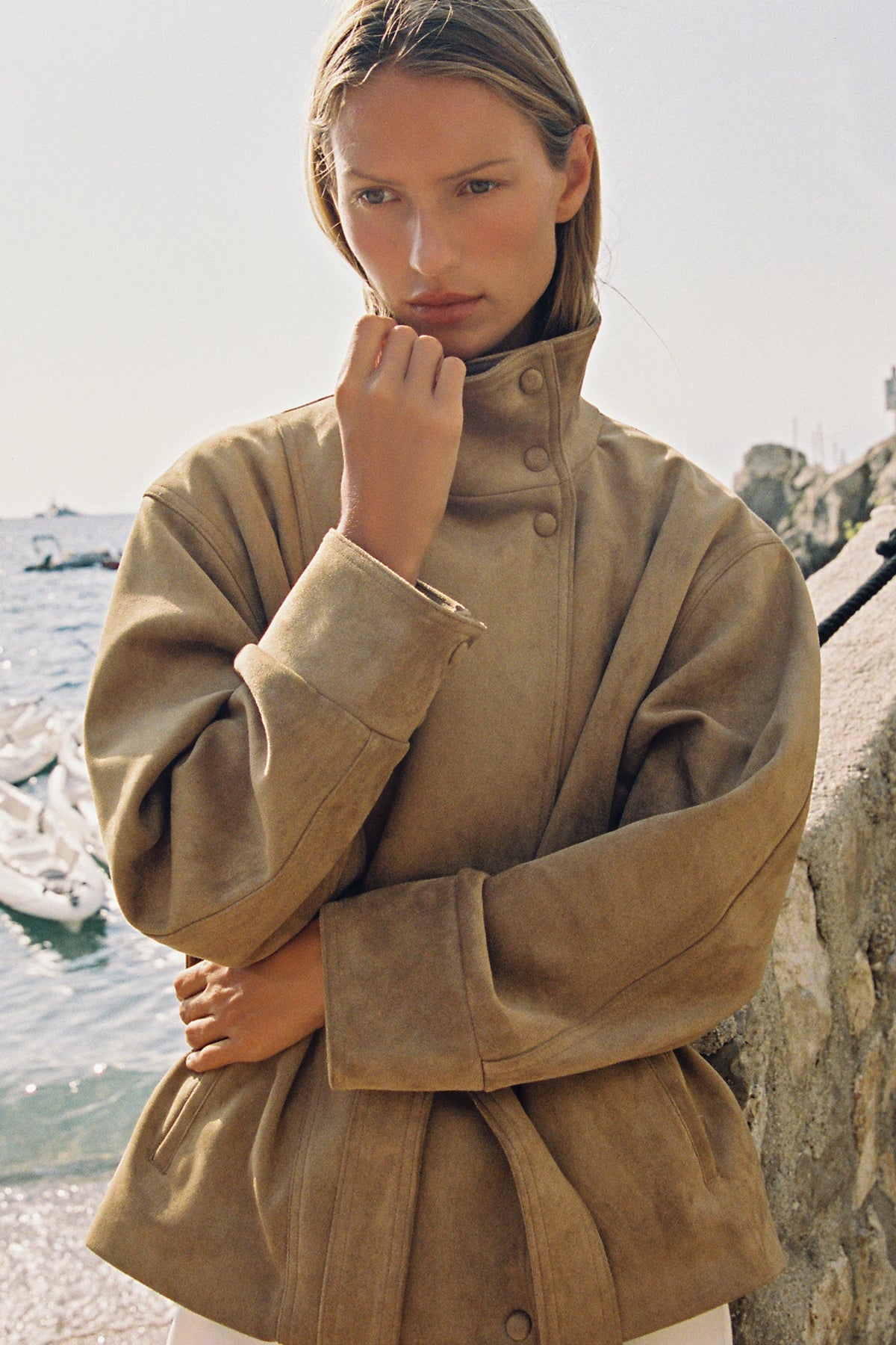 Veste Osalys marron clair, vue 6