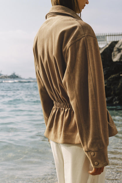 Veste Osalys marron clair, vue 7