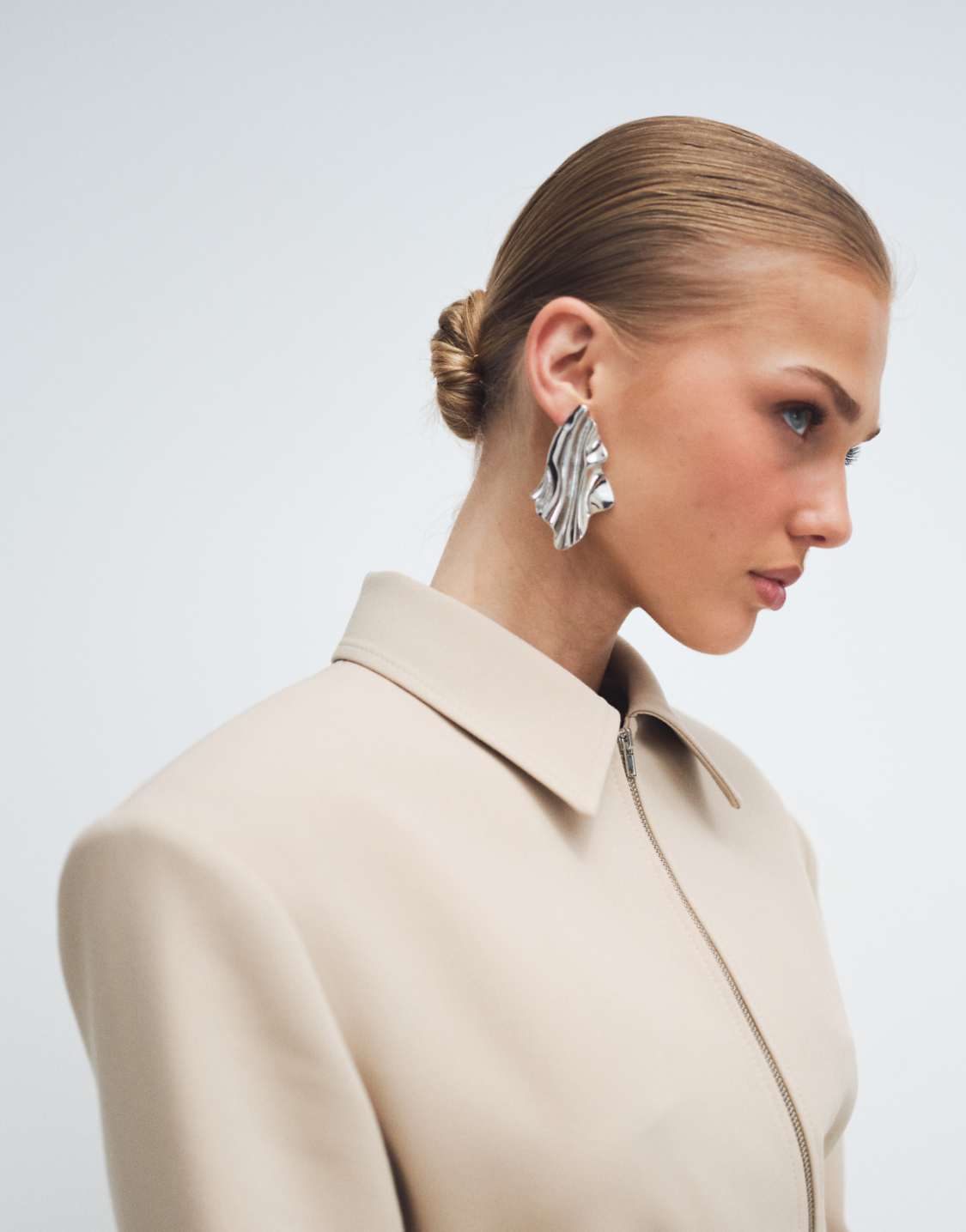 Blazer Calie beige, vue 3