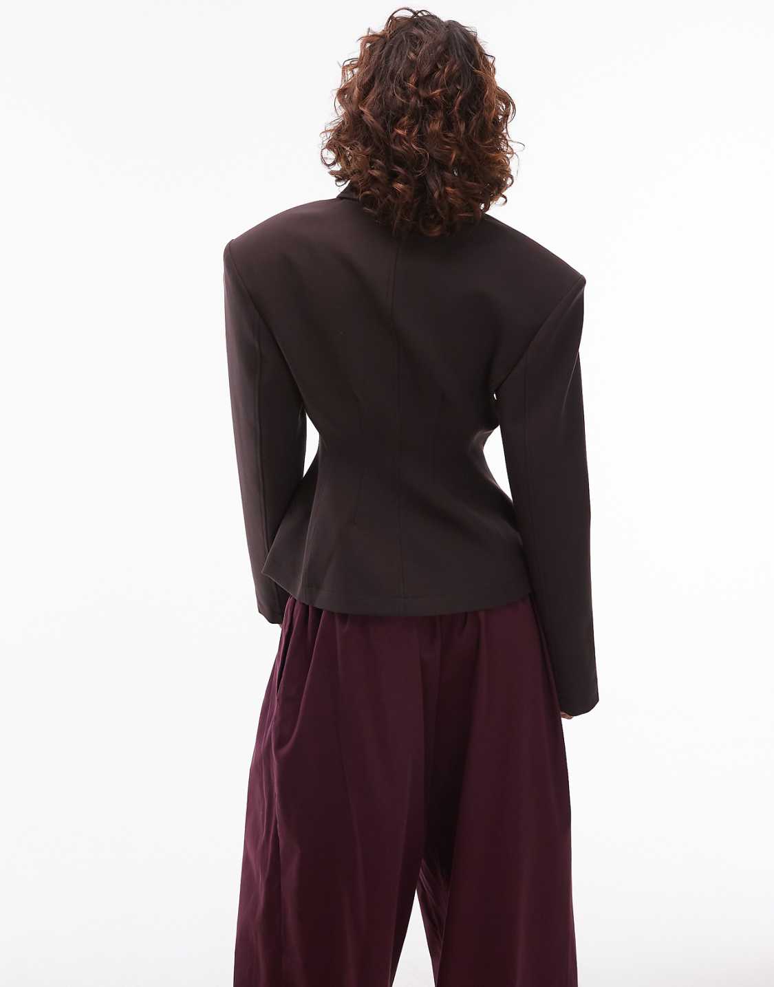 Blazer Calie marron, vue 4