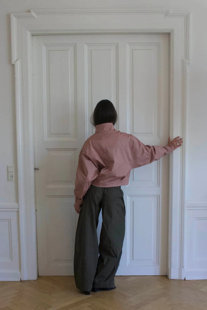 Veste Bomber Zoralie vieux rose, vue 8