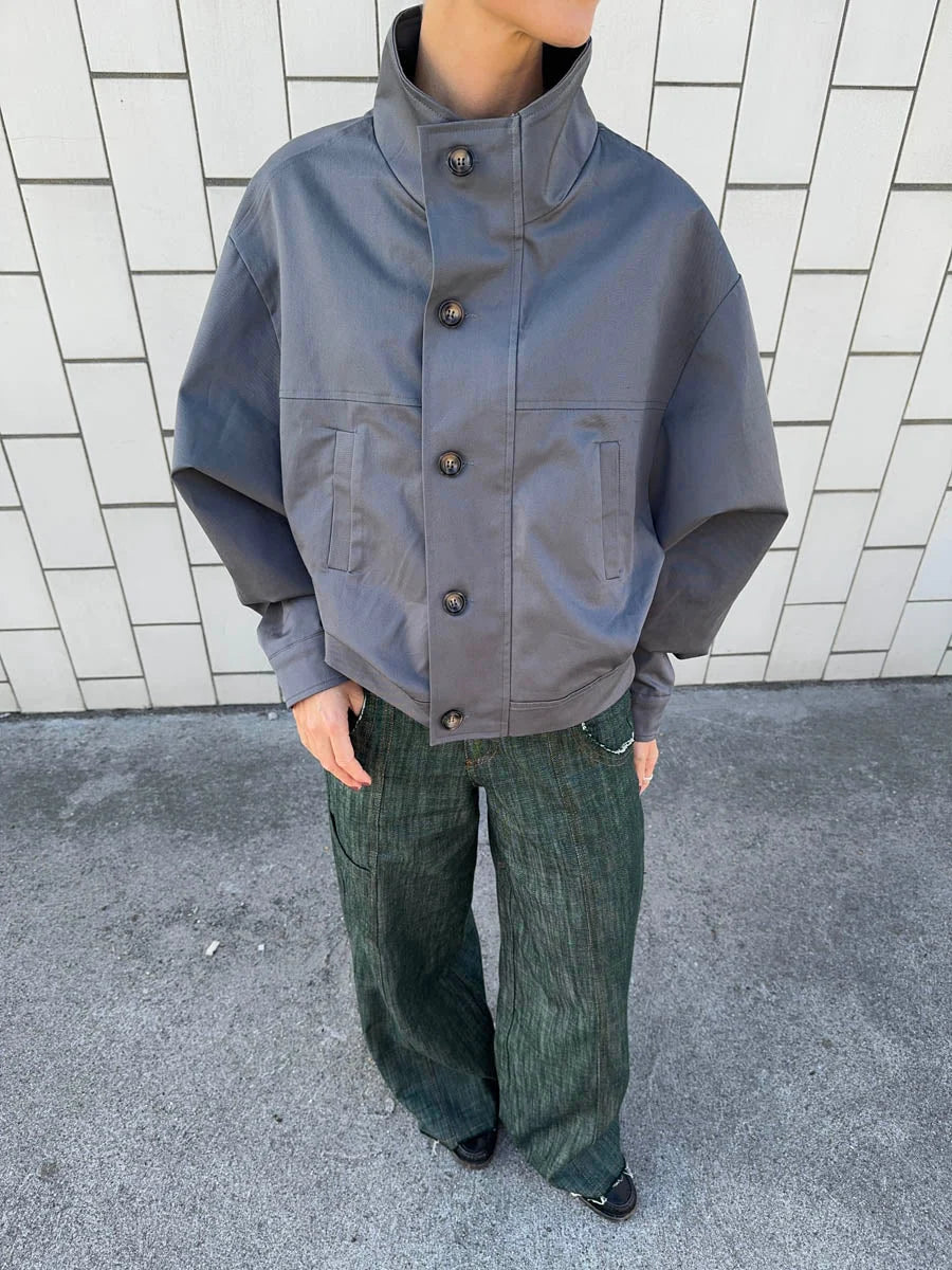 Veste Bomber Zoralie gris, vue 3