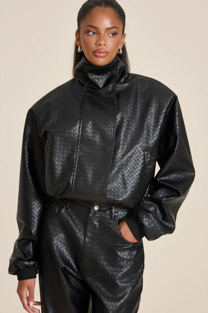 Veste Khatalina noir, vue 3